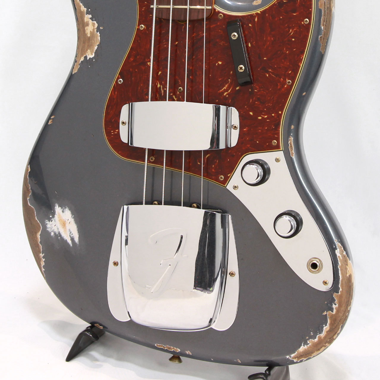 Fender Custom Shop 1961 Jazz Bass Heavy Relic / Charcoal Frost  Metallic（新品/送料無料）【楽器検索デジマート】