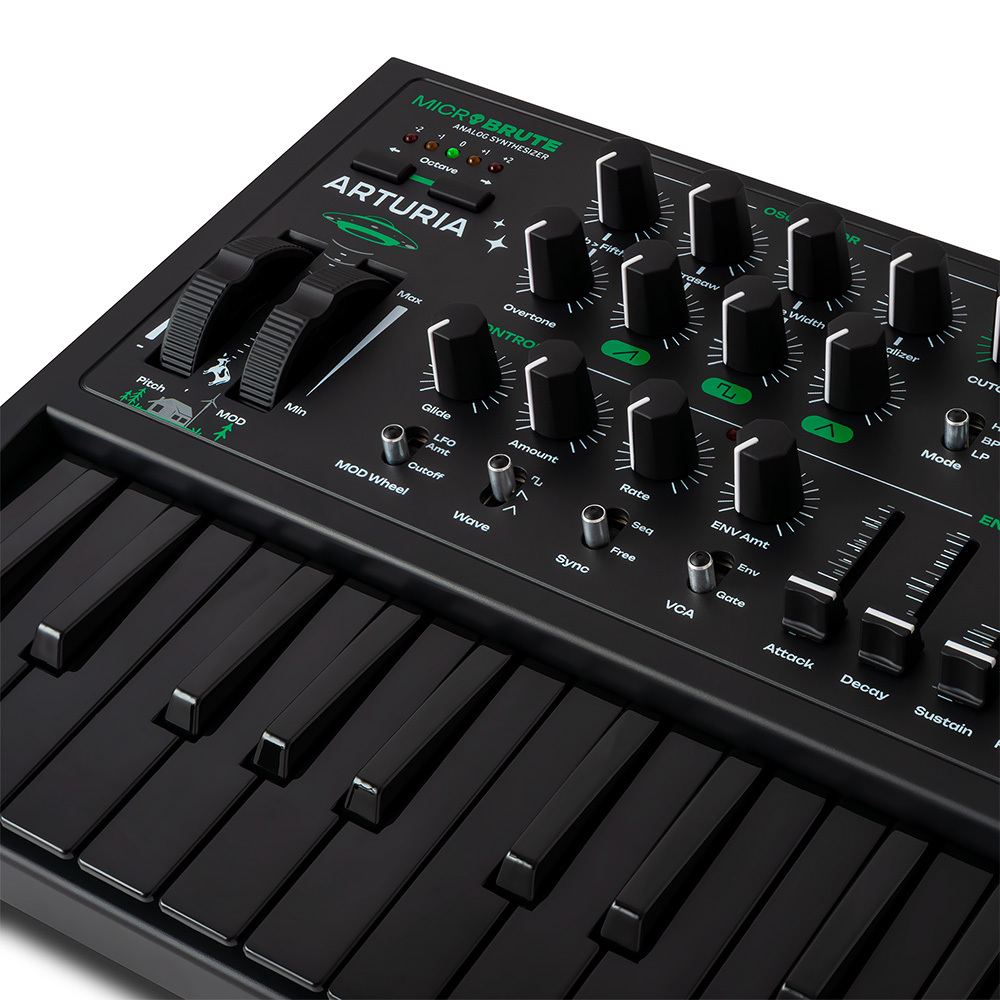 Arturia MicroBrute アナログシンセサイザー Amazon | Arturia MicroBrute Analog Synthesizer