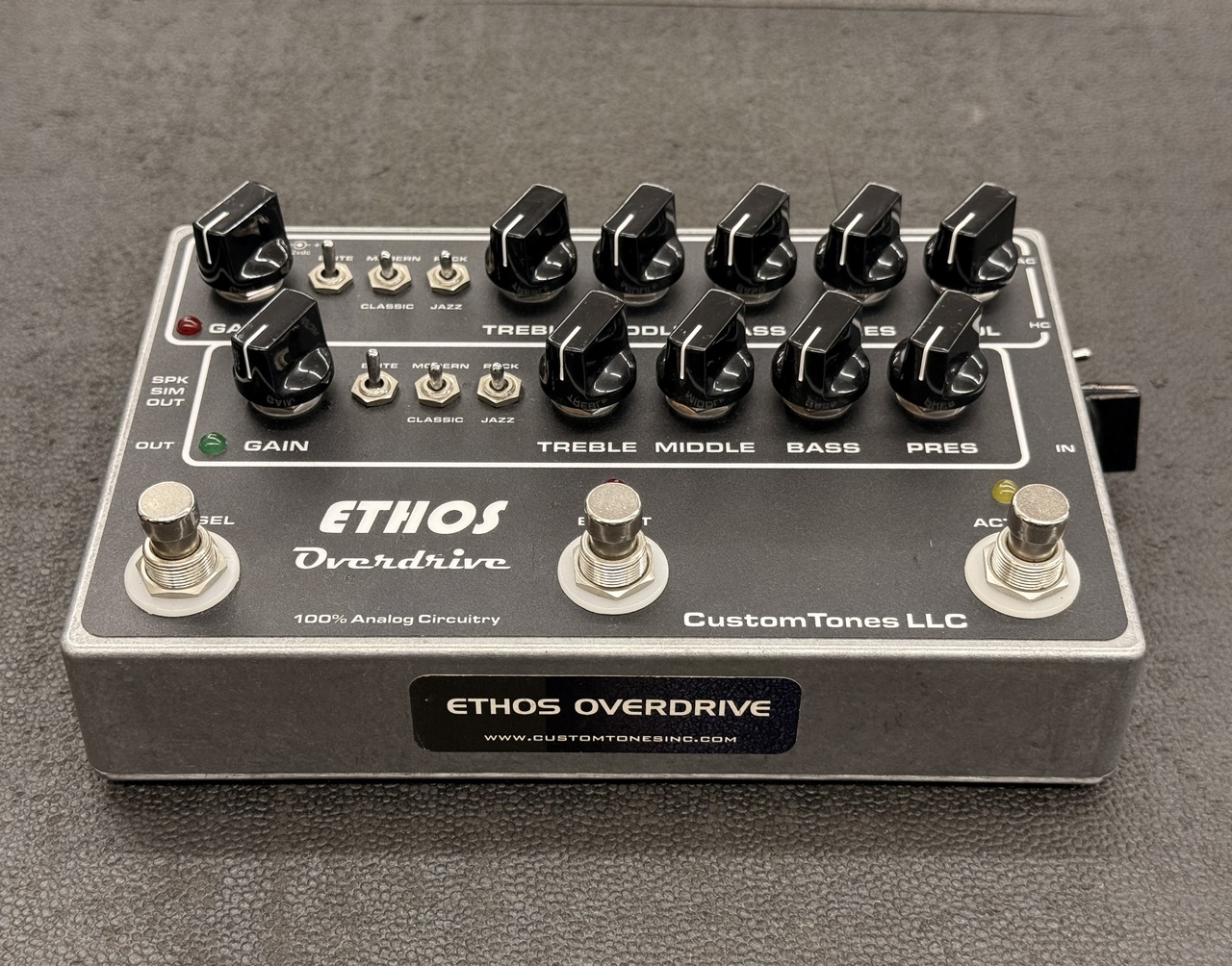CUSTOM TONES ethos Overdrive（中古）【楽器検索デジマート】