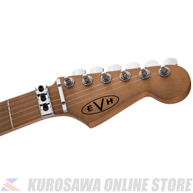 EVH Striped Series Frankie Maple Fingerboard -Red with Black