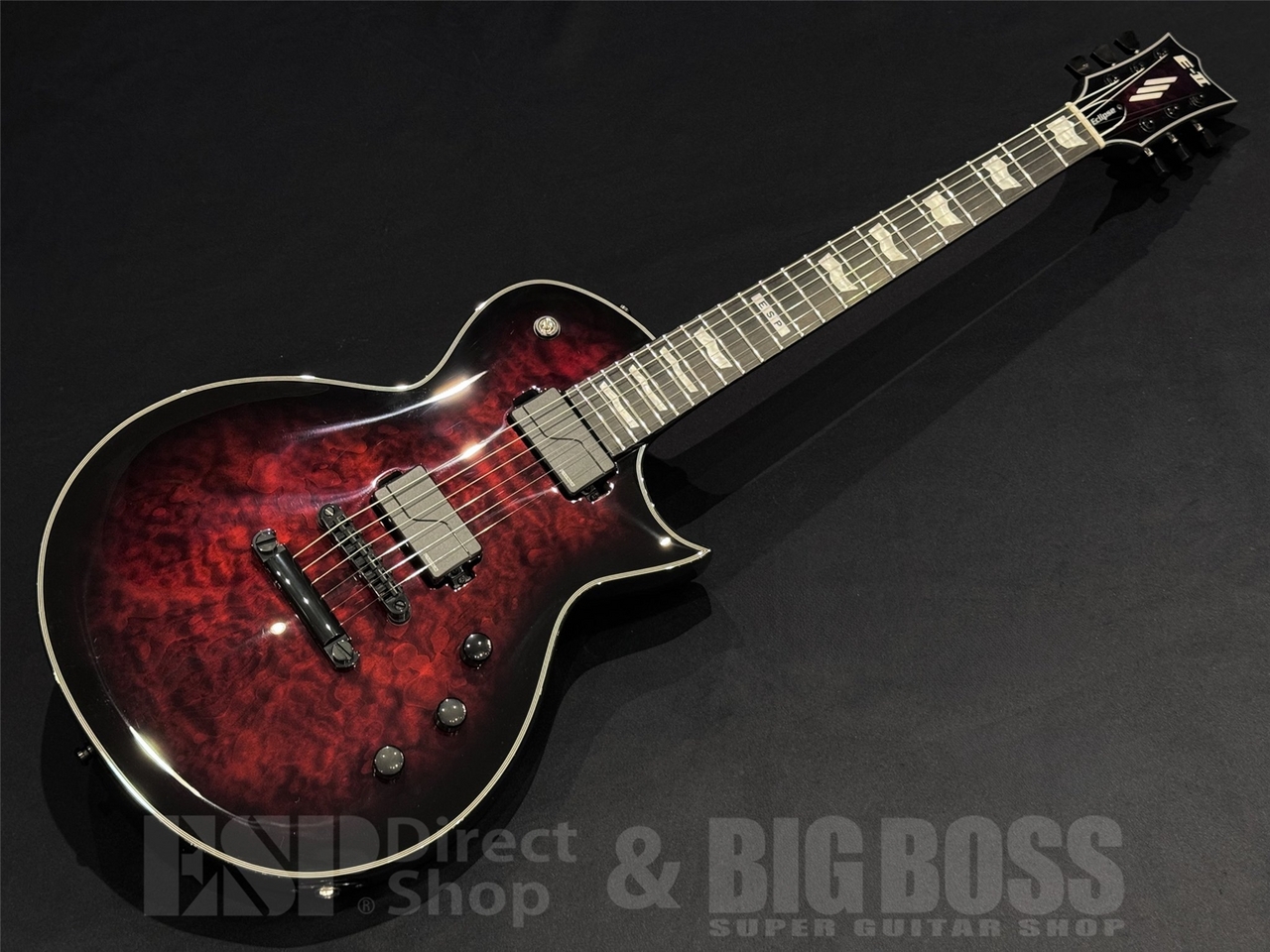 E-II EC QM FL / See Thru Black Cherry Sunburst（新品/送料