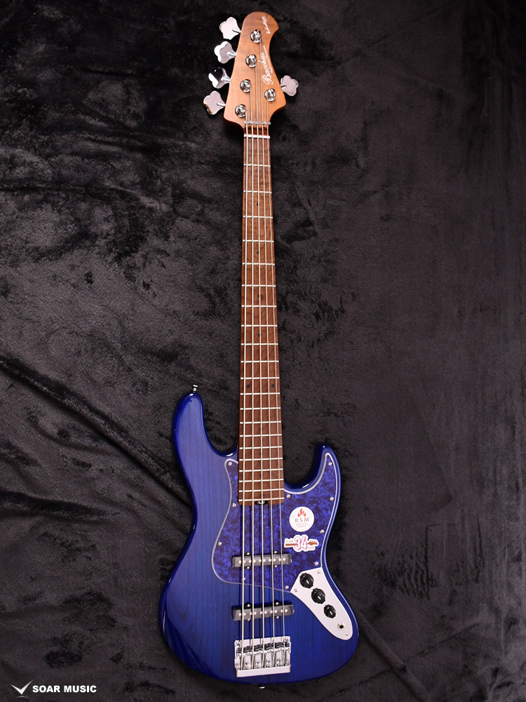Bacchus Bacchus 5弦ベース WL5-ASH/RSM STB (BLUE-PG