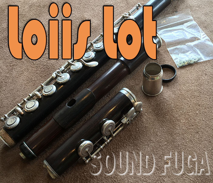 Louis Lot LOUIS LOT FLUTE 円筒型木管ルイロット 希少品（中古