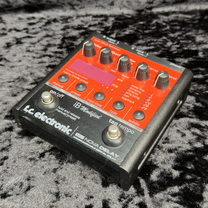 tc electronic Nova Delay ギターエフェクター　ディレイ 極上の空間系エフェクター。ギター用のおすすめデジタルディレイ Nova