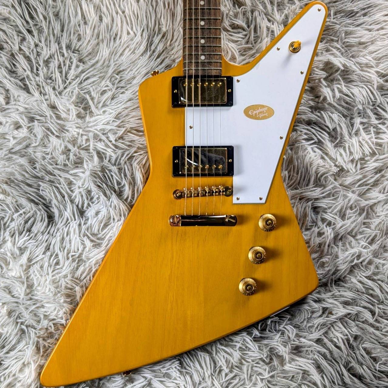 Epiphone Korina Explorer Aged Natural【現物画像】10/9更新（新品