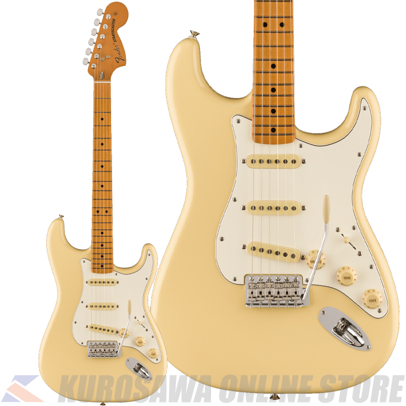 Fender Vintera II 70s Stratocaster, Maple, Vintage White 【高性能 