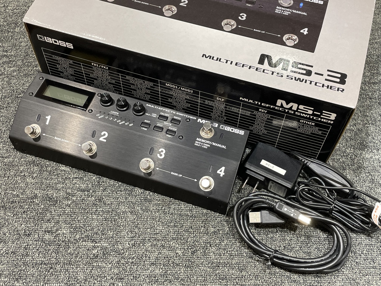 BOSS MS-3 Multi Effects Switcher【USED】（中古）【楽器検索デジマート】
