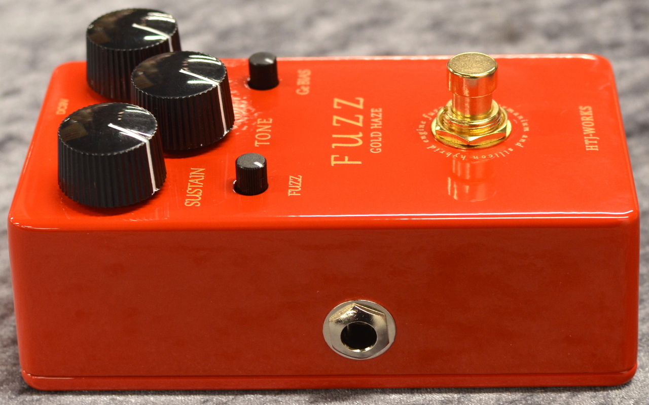 HTJ-WORKS GOLD HAZE FUZZ -Gelmanium & Silicon engine ～Solid Red