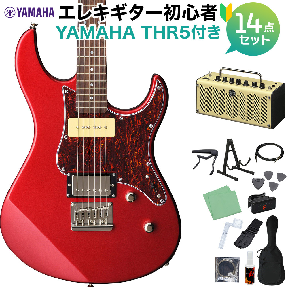 YAMAHA PACIFICA311H RM エレキギター初心者14点セット【THR5アンプ付き】 レッドメタリック