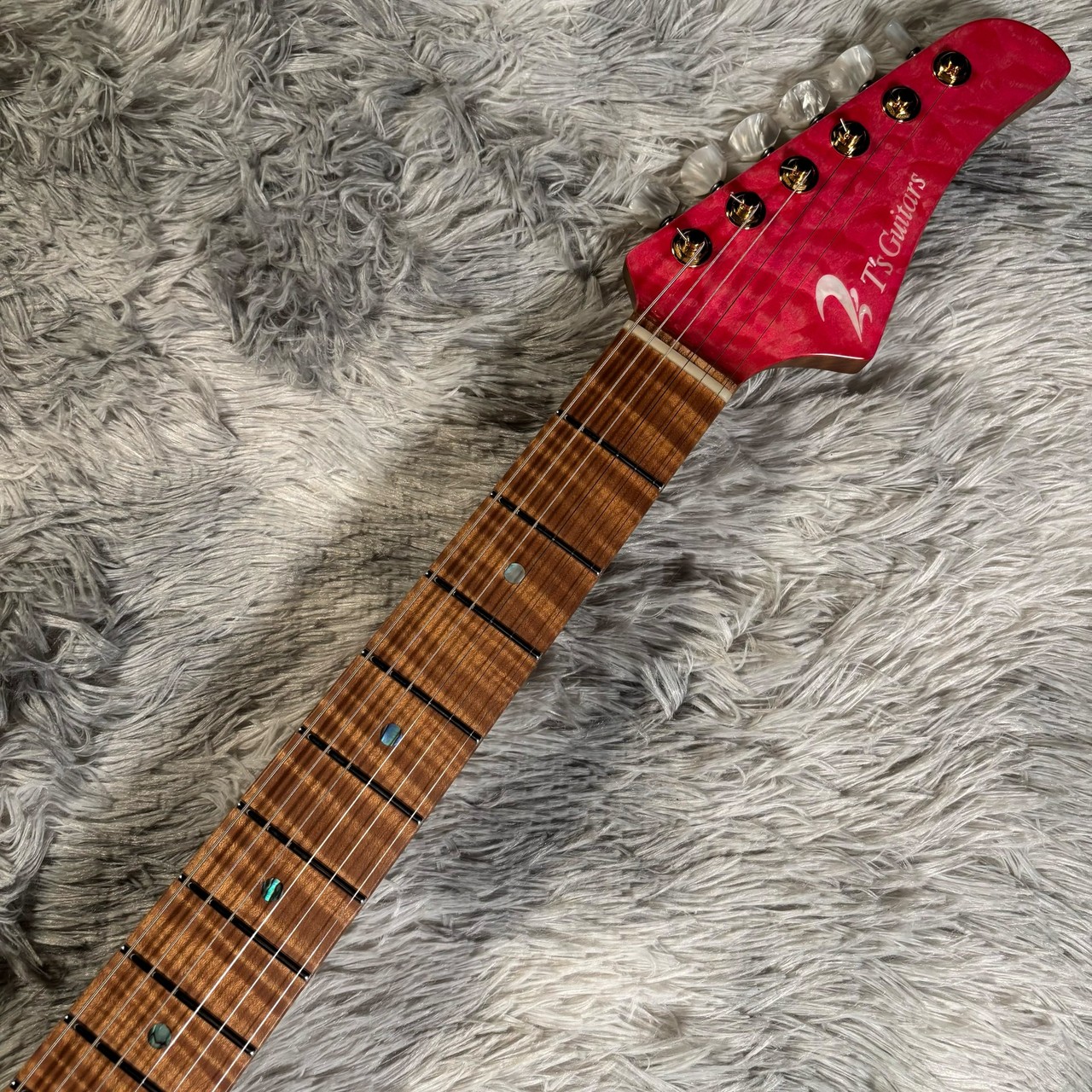 T's Guitars DST-24 Bonnie Pink 5AQuilted Maple【福岡ギターショー