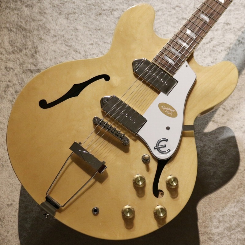 Epiphone Casino ～Natural～ #24041510603 【3.03kg】【フルアコ】【ロックンロール!】【青ラベル 】（新品/送料無料）【楽器検索デジマート】