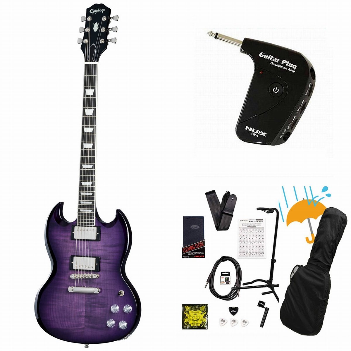 Epiphone SG Modern Figured / NUX /アンプセット Epiphone SG Modern Figured / NUX /アンプセット