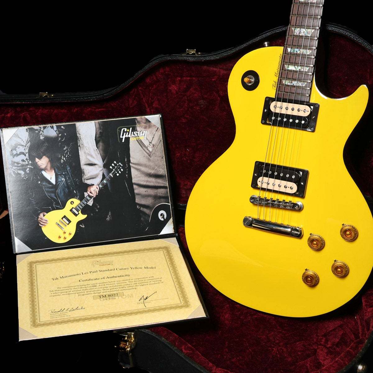 Gibson Custom Shop 2018 Tak Matsumoto Les Paul Canary Yellow