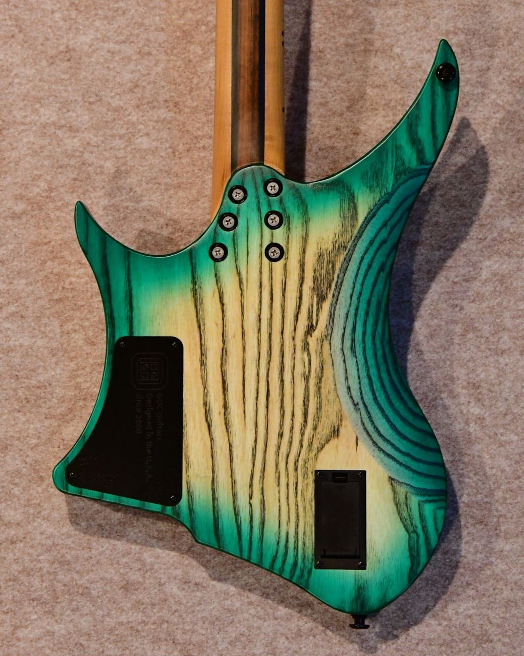 GOC Guitars E Series Materia 6 Headless (Emerald Burl Burst)（中古