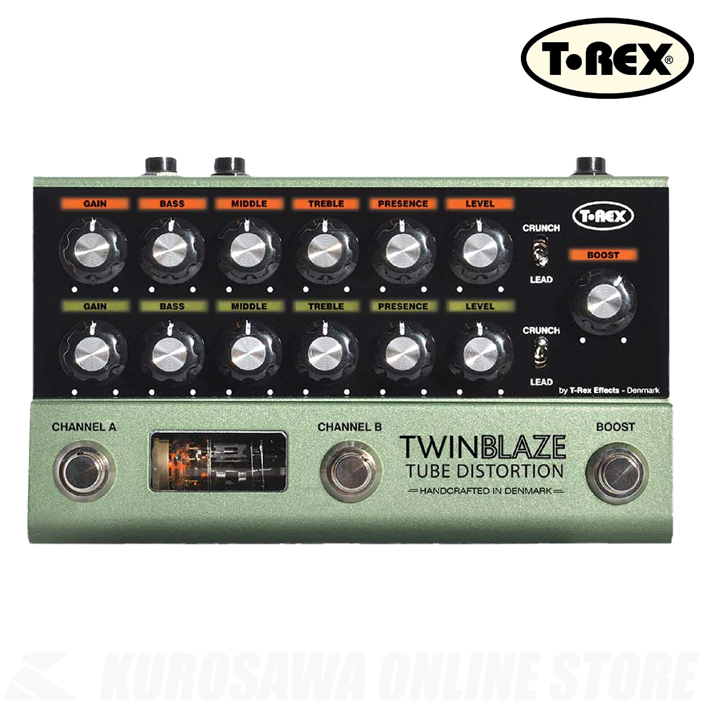 T-rex TWIN BLAZE《アナログチューブディストーションペダル》（新品