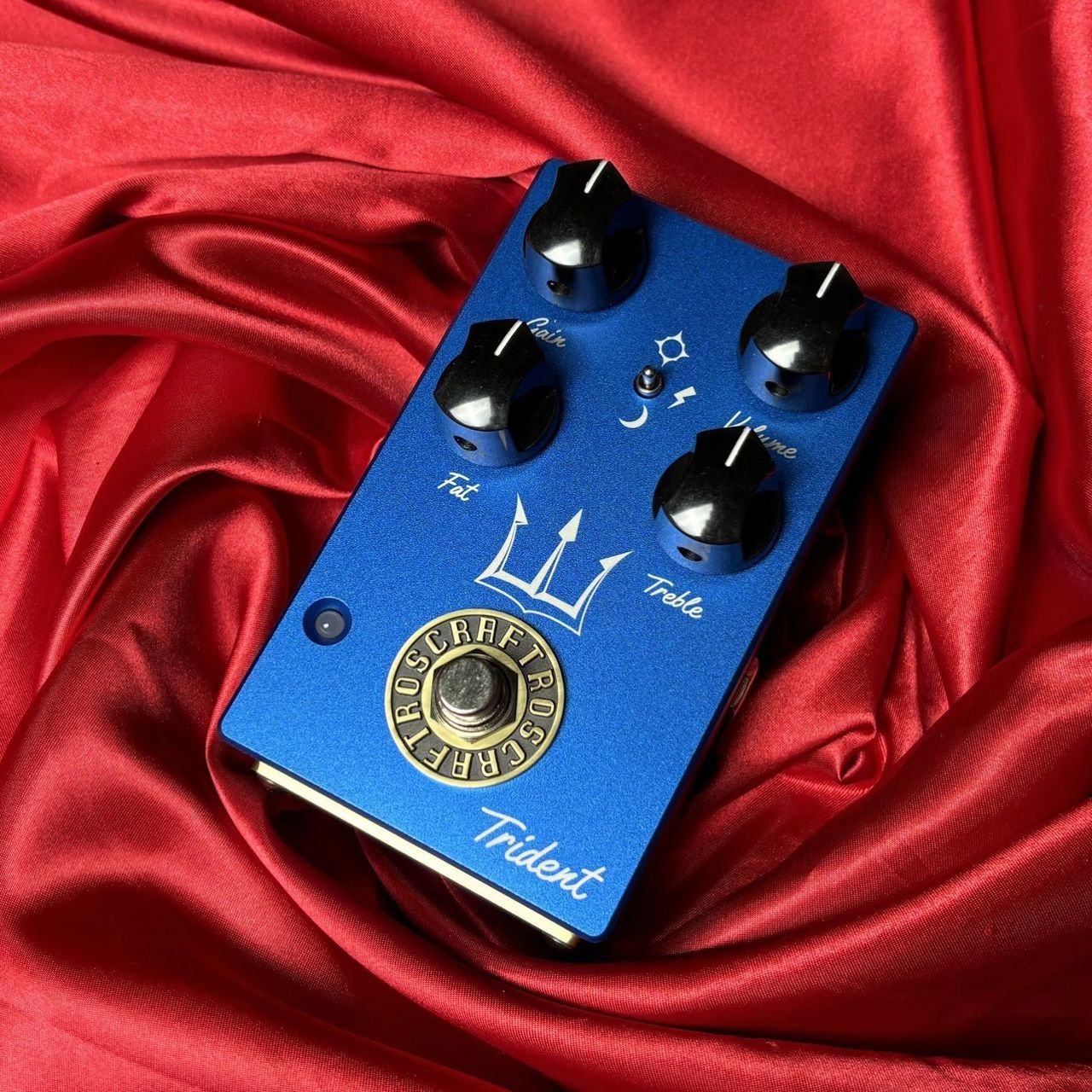 craftros trident 青 overdrive Trident CRAFTROS オーバードライブ ペダル エフェクター ギター 音楽