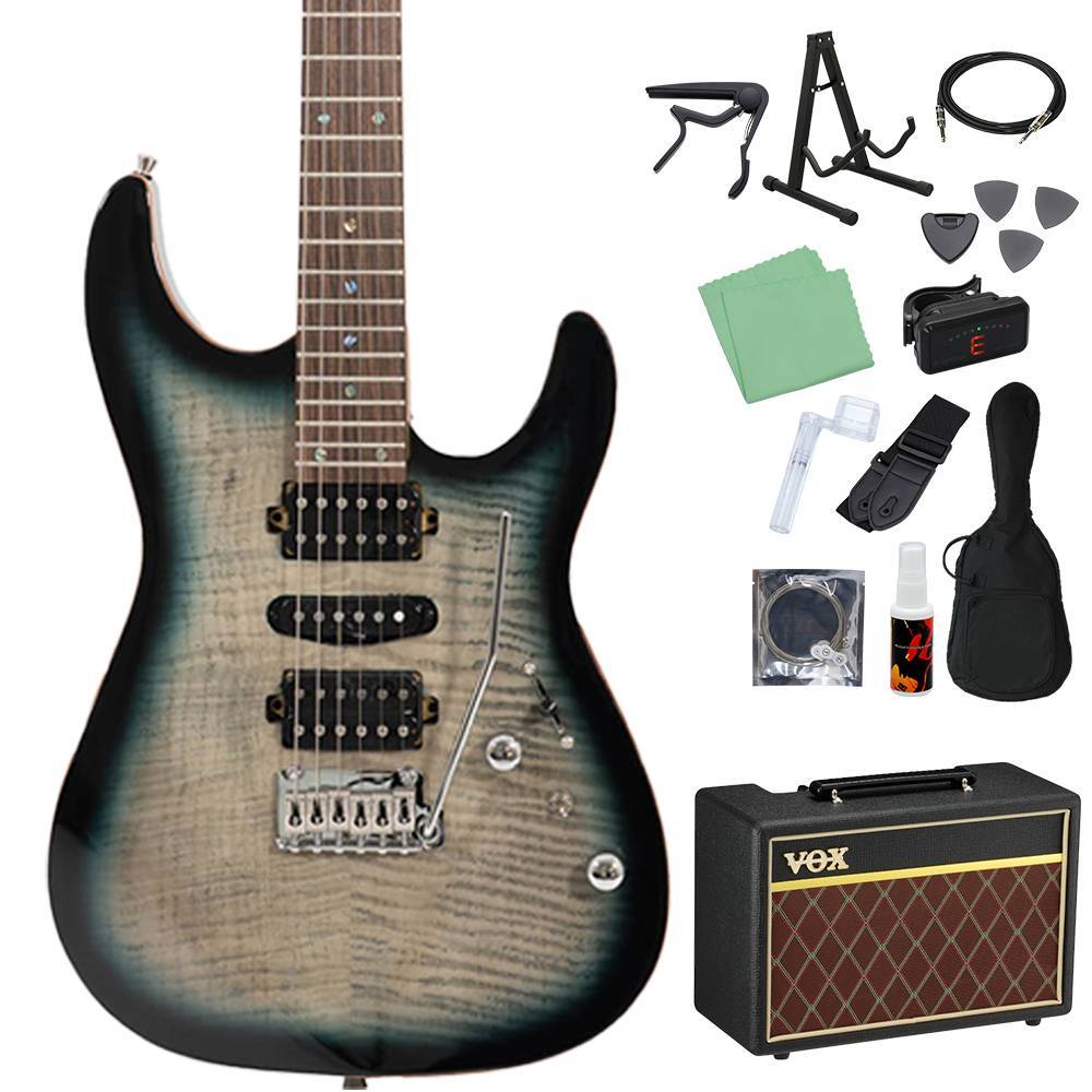 Sfida SST-900 エレキギター初心者セット 【VOXアンプ付き】 BKB（新品