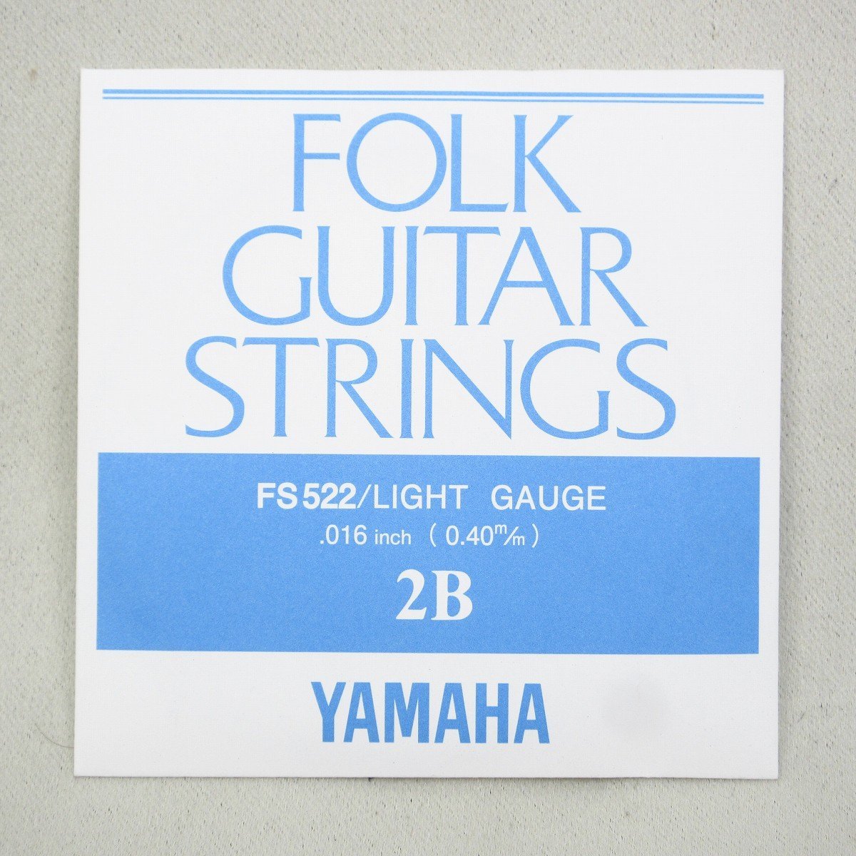 YAMAHA Folk Guitar String FS-522 Light Gauge .016 2B バラ弦【池袋店】（新品）【楽器検索 ...