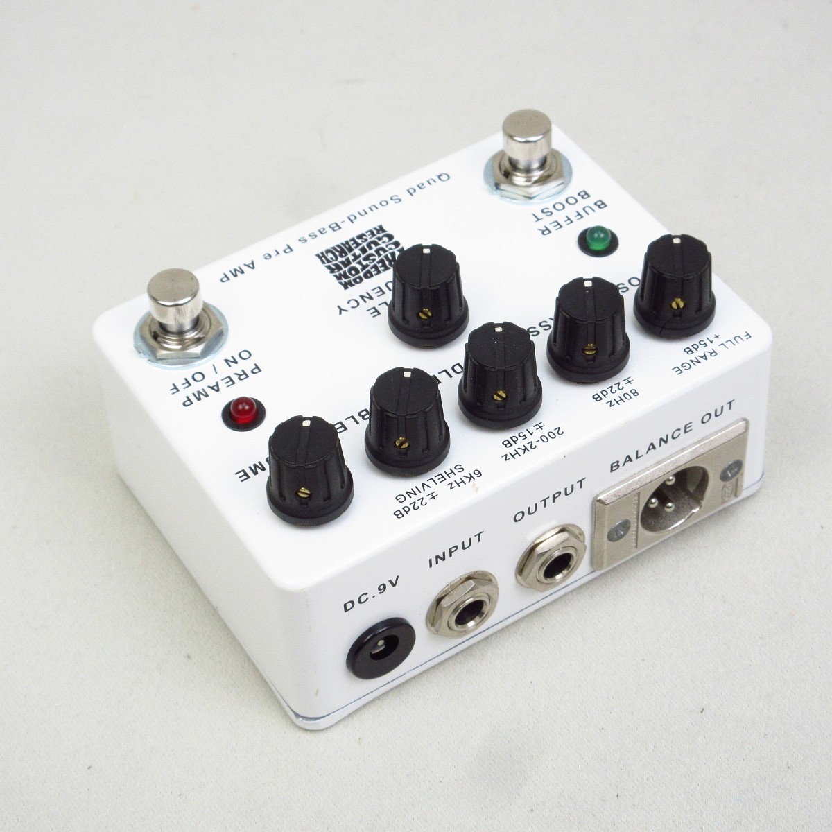 ベース freedom SP-BP-01 Quad Sound-Bass Preamp FREEDOM SP-BP-01 Quad Sound Bass Pre Amp ベース用プリアンプ 【横浜