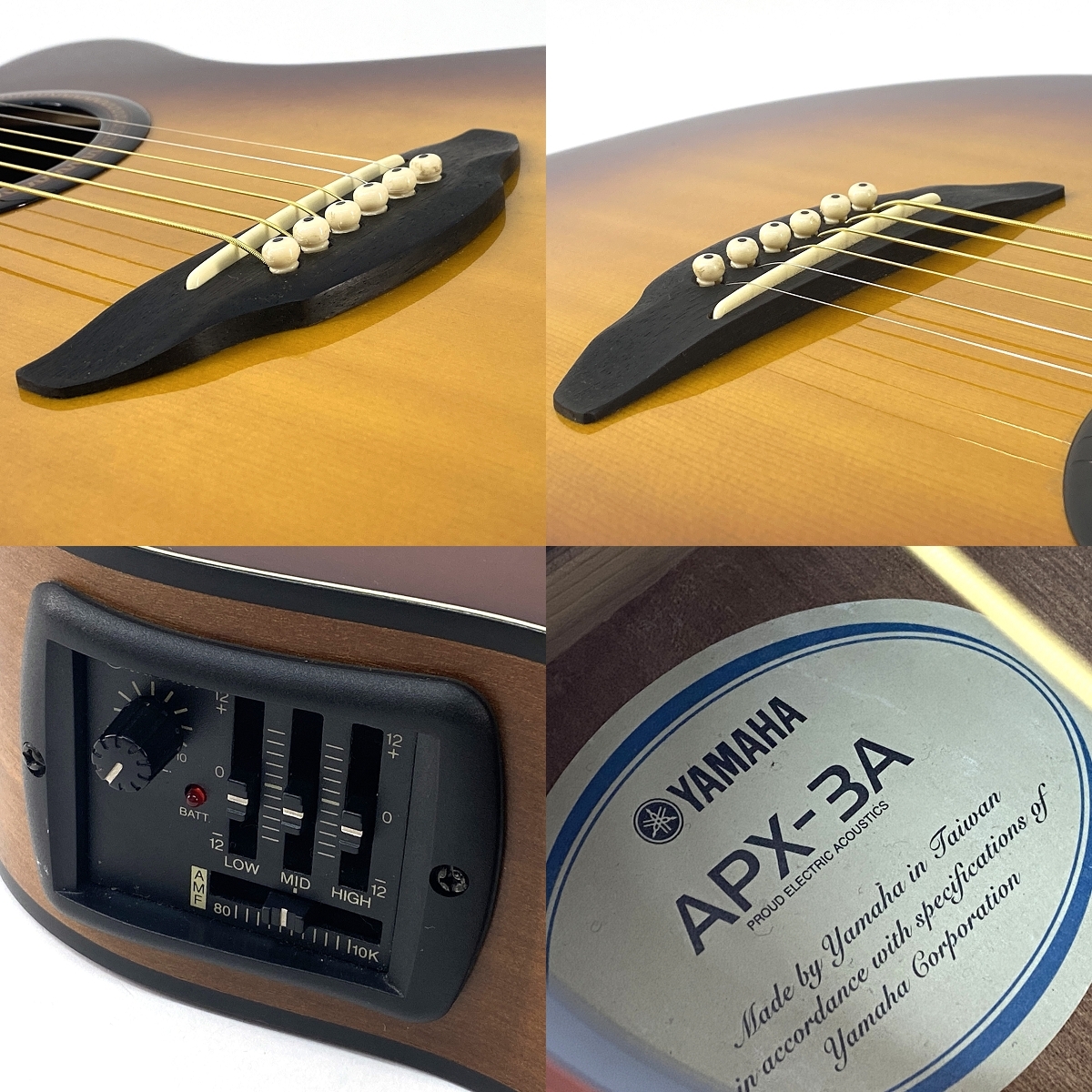YAMAHA APX-3A エレアコ サンバースト 人気 長渕剛愛用 - メルカリ