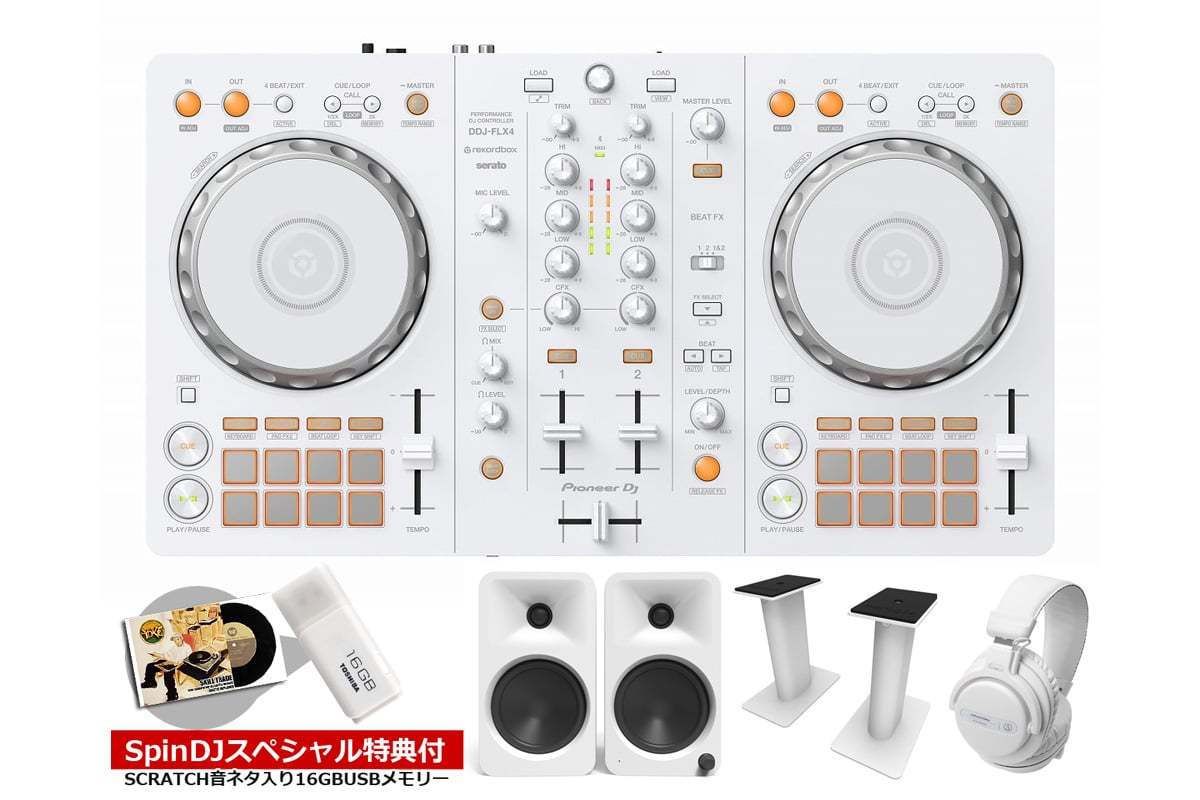 Roland DDJ-FLX4-W ALLホワイトDJセット【渋谷店】