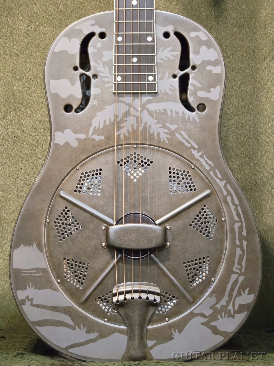 National ~Resophonic~ Style-0 Weathered Steel #24733【48回迄金利0