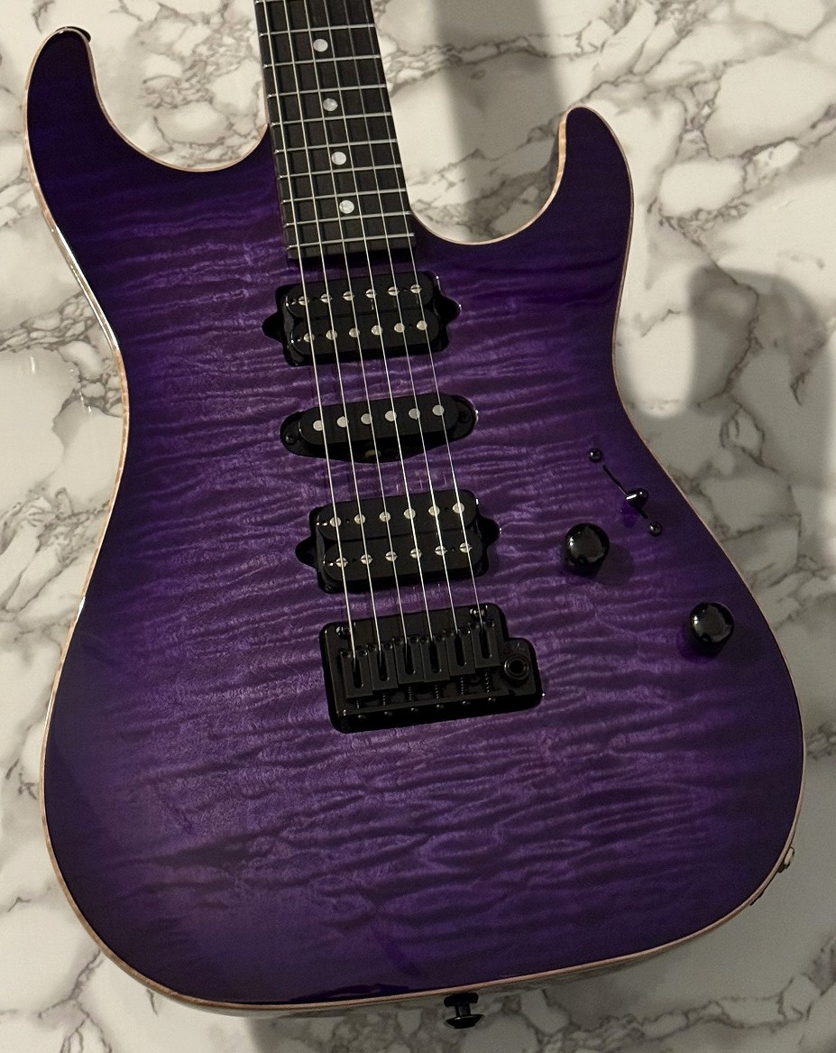 Suhr Custom Standard Trans Purple Burst【1ピースボディ&1ピース