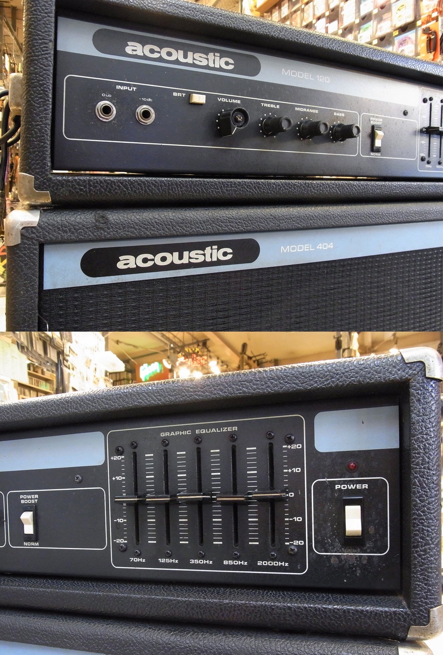 acoustic MODEL120+ MODEL404（ビンテージ）【楽器検索デジマート】