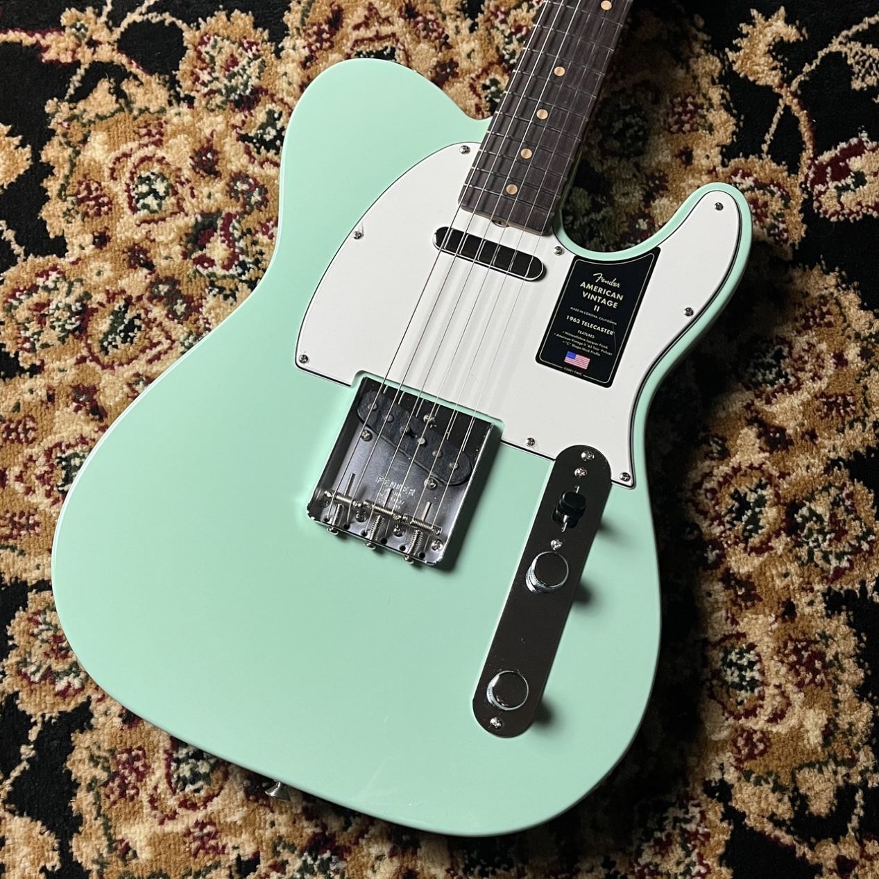 ⭐︎ハードレリックテレキャスタータイプ/P-90×L-500/サーフグリーン⭐︎ Fender American Performer Telecaster with Humbucking Satin Surf