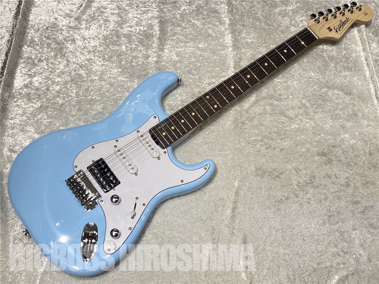 美品 弦交換済みKaalena カーレナ エレキ ギター おまけ付 SSH Kaalena KA-ST-SSH ( Sonic Blue)（新品/送料無料）【楽器検索