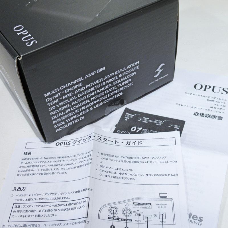 Two notes OPUS 中古美品　ギターエフェクター Two Notes USED 中古 OPUS ｜イケベ楽器店オンラインストア