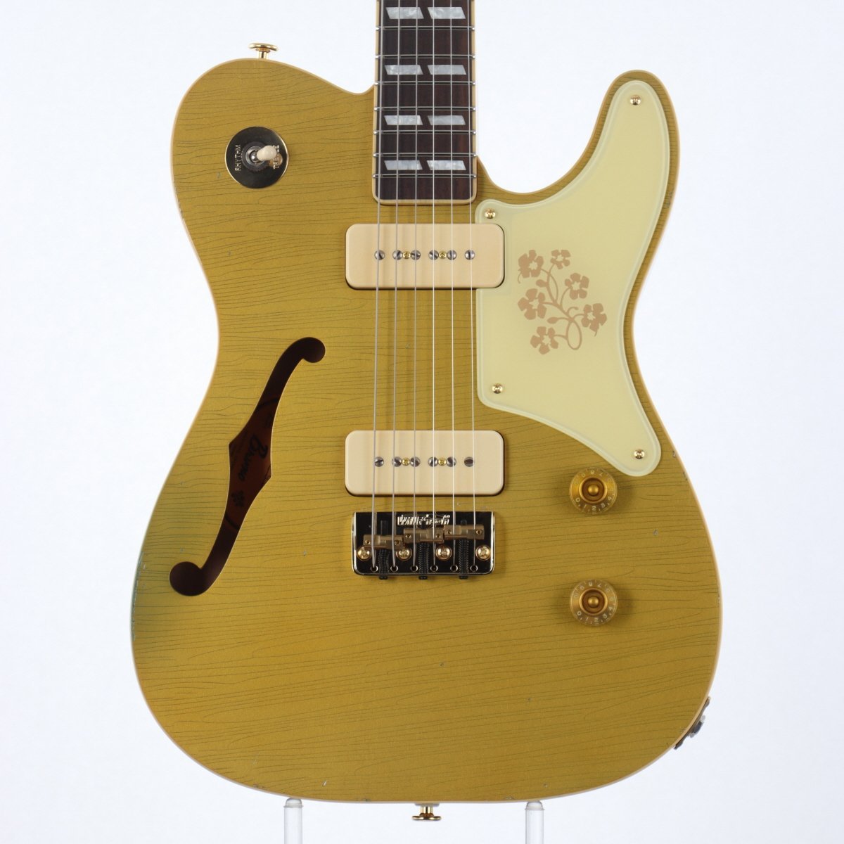 ギター Bruno Guitars TN-295 Gold Top Bruno Guitars TN-295 Relic - Brass Powder Gold | Reverb