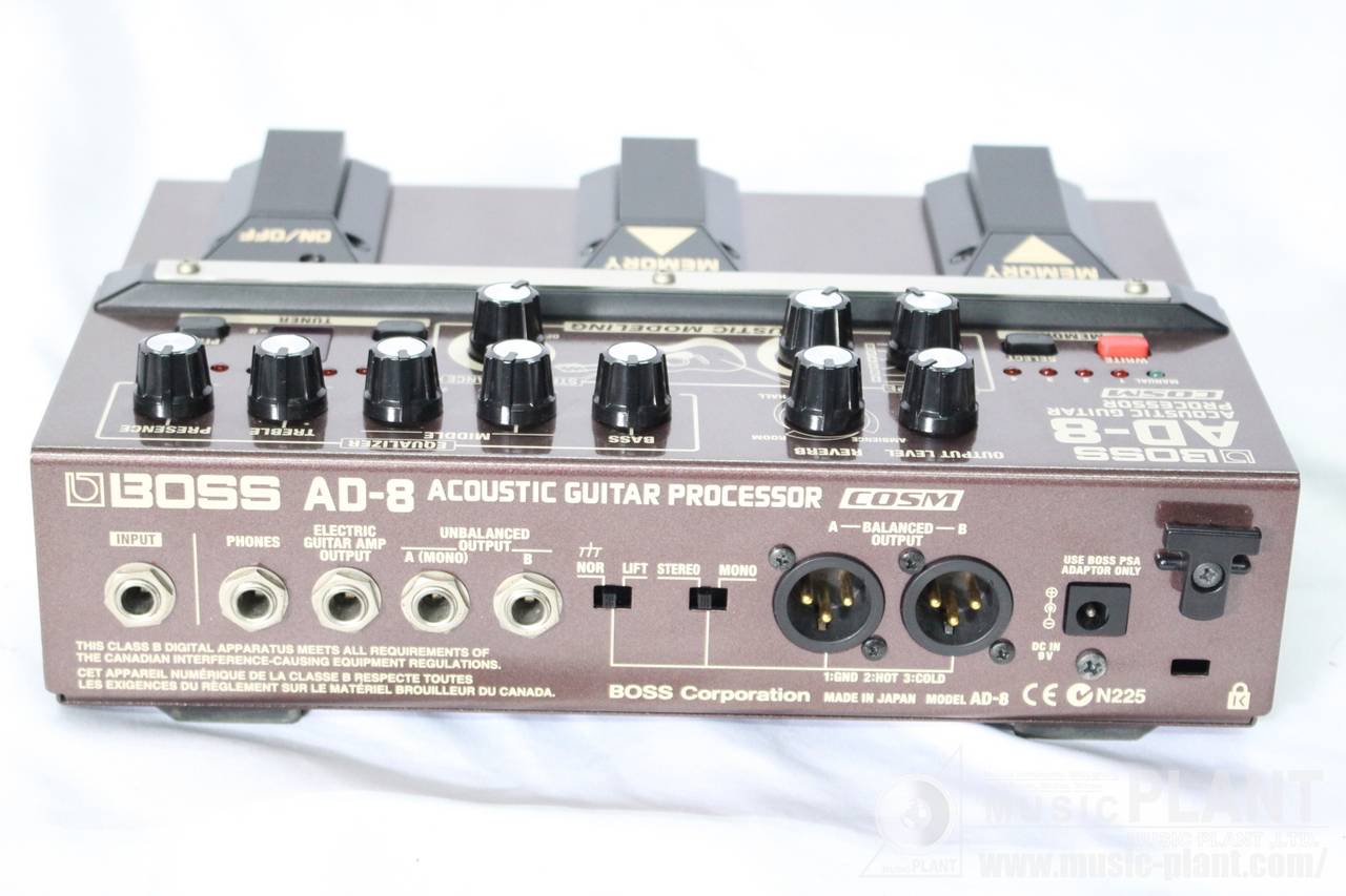 BOSS AD-8 Acoustic Guitar Processor（中古）【楽器検索デジマート】