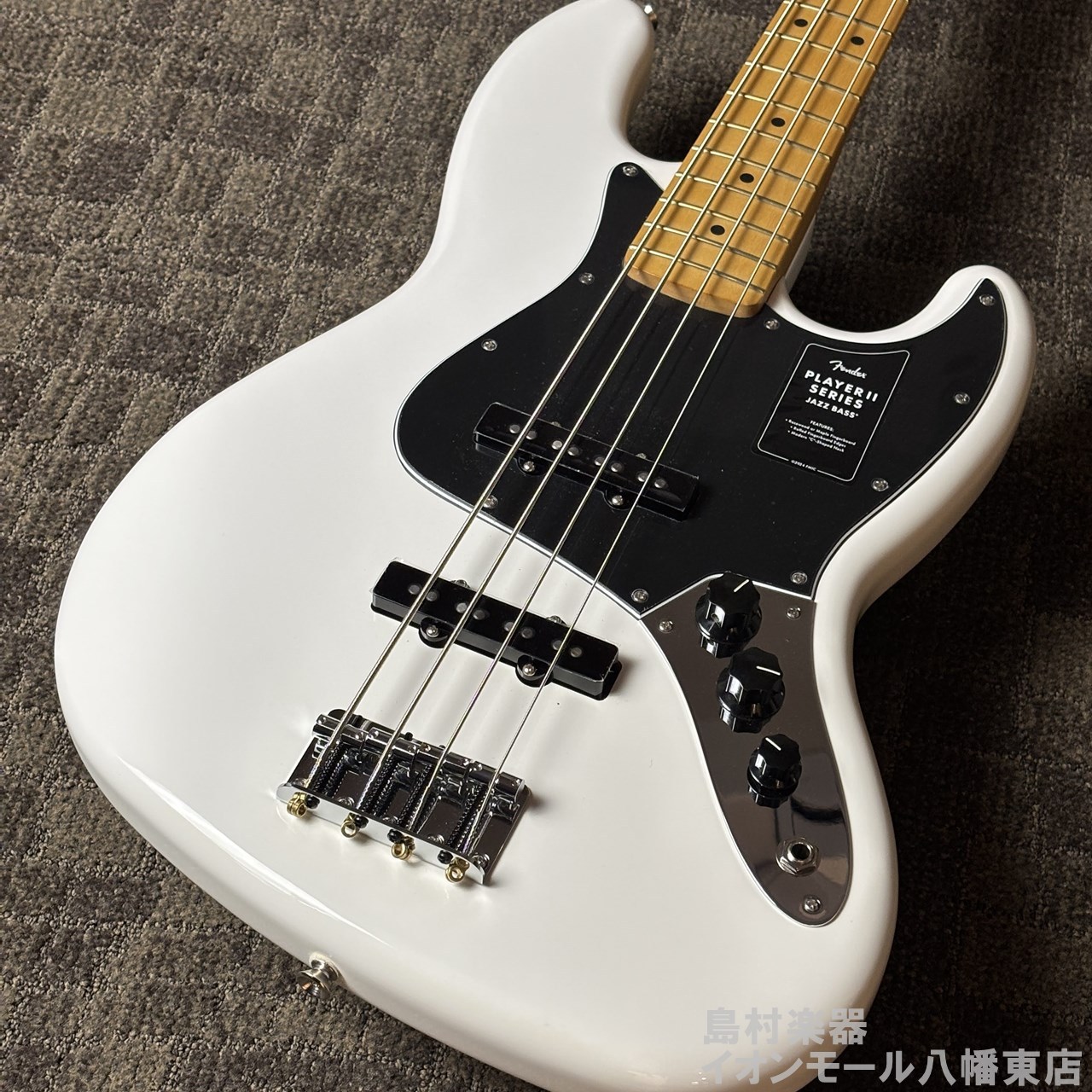 Fender Player II Jazz Bass Polar White #MX24030131 エレキ