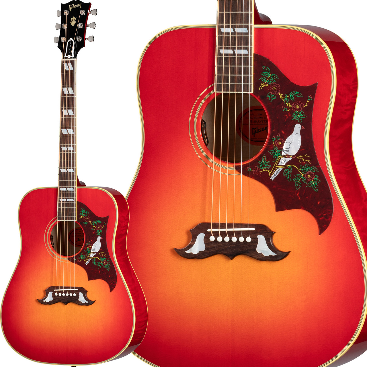 Gibson Dove Original Vintage Cherry Sunburst エレアコ