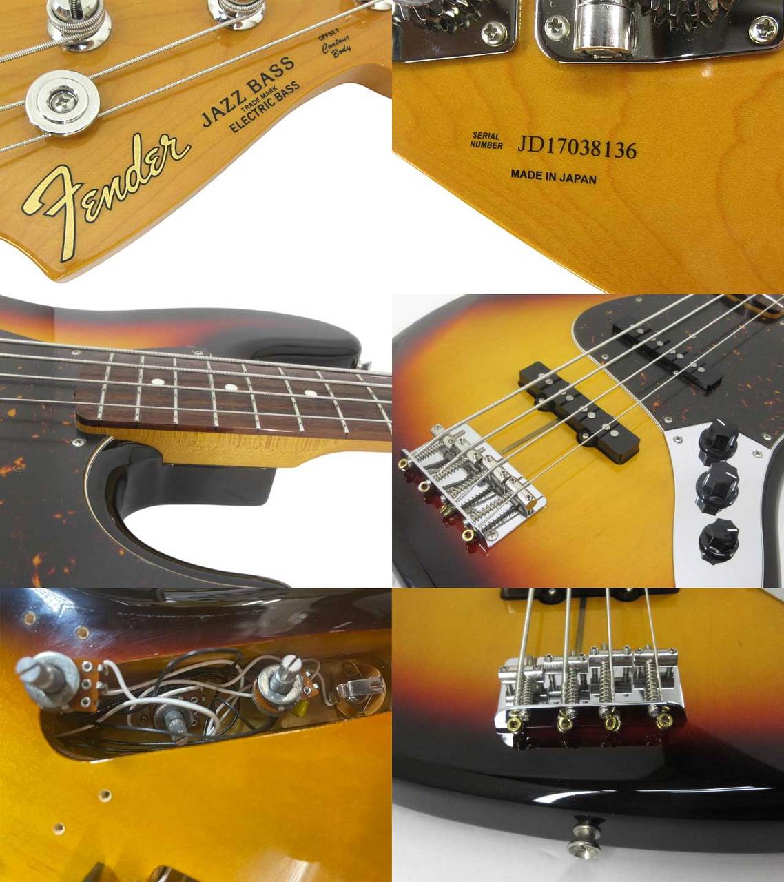 Fender Made In Japan Traditional 60s Jazz Bass 3TS / 2017年