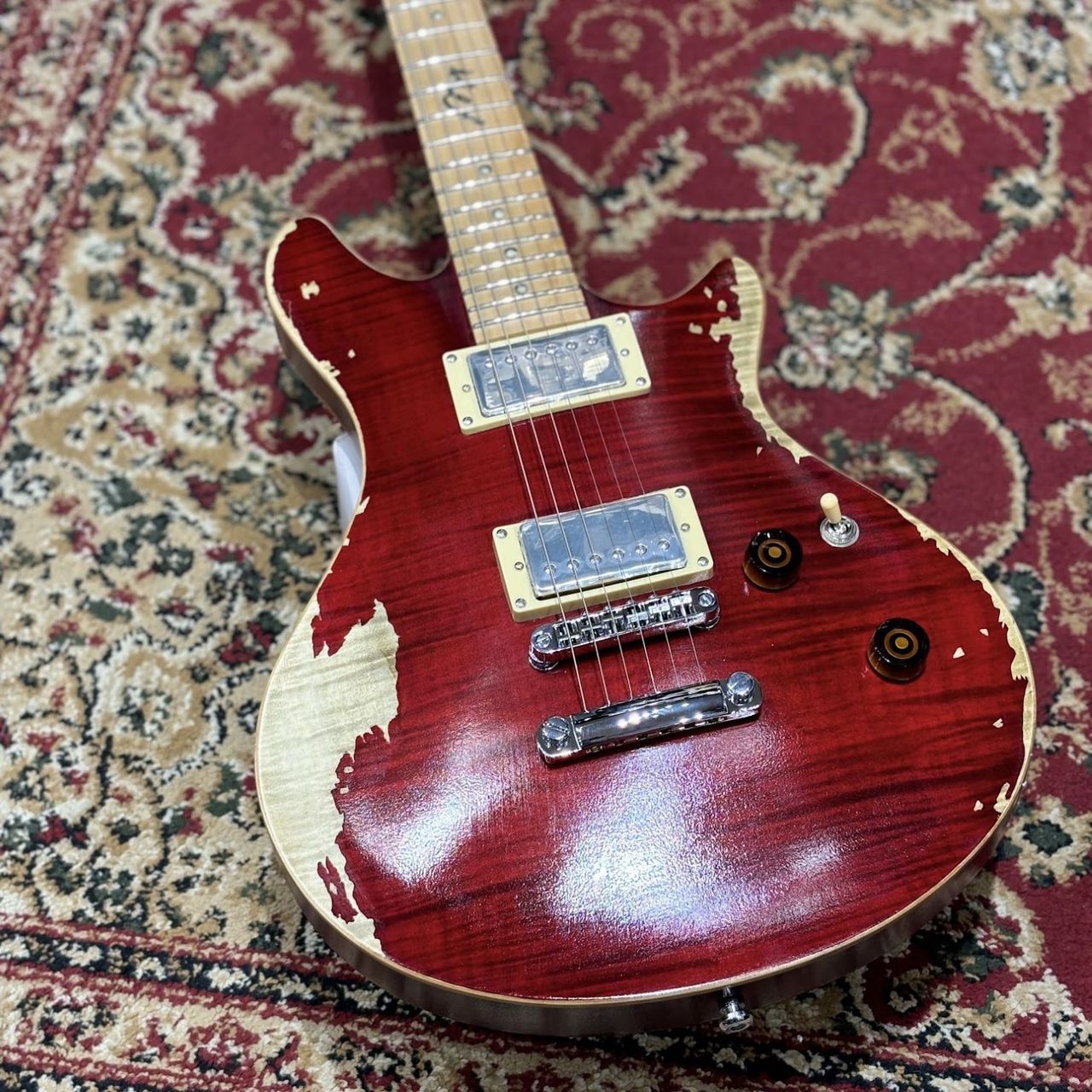 BanG Dream! POTBELLY FM Rana Distressed See Thru Wine Red 要