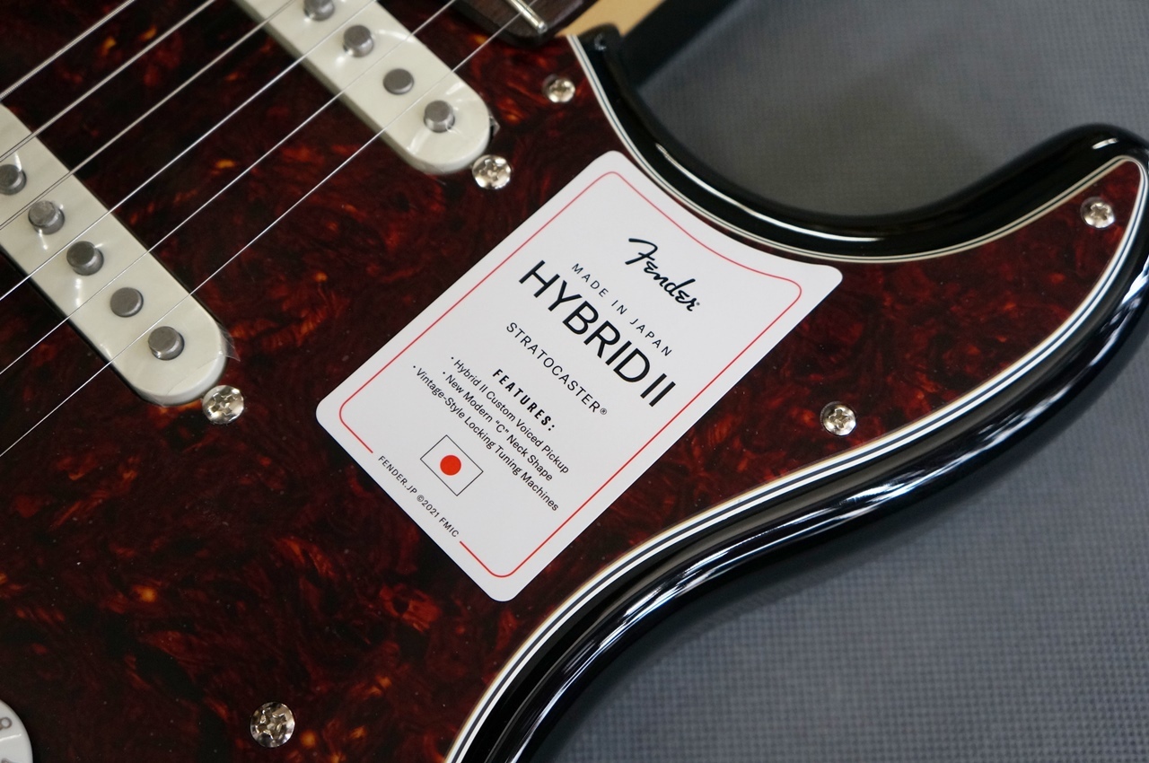 Fender Made in Japan Hybrid II Stratocaster - Black -（新品/送料無料）【楽器検索デジマート】