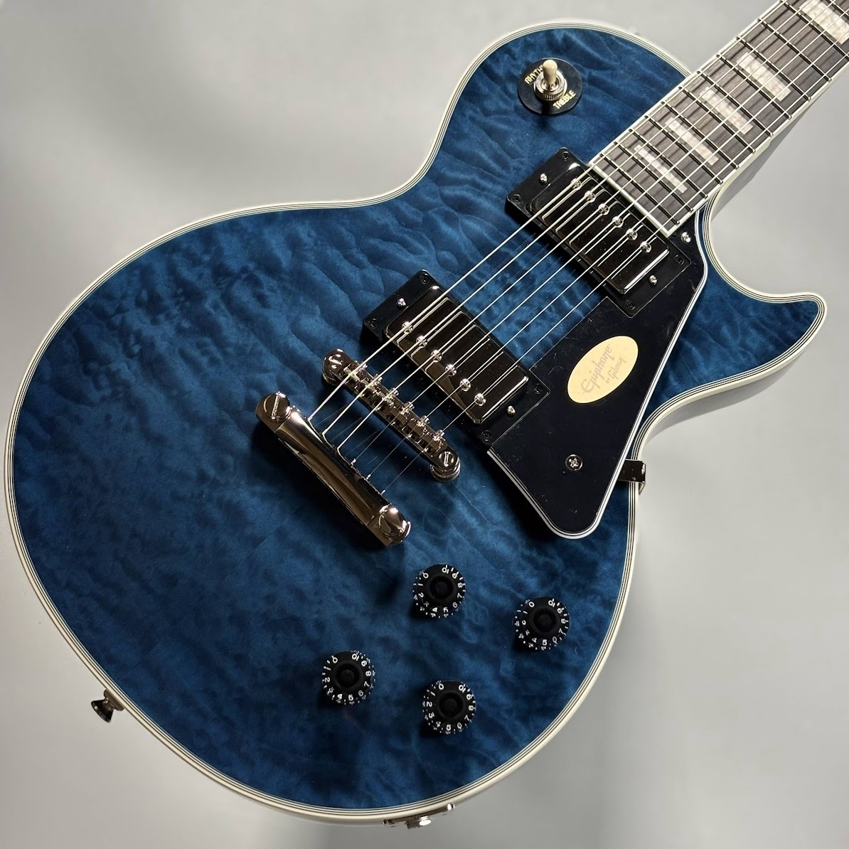 Epiphone 【島村楽器限定モデル】Les Paul Custom Quilt Viper Blue