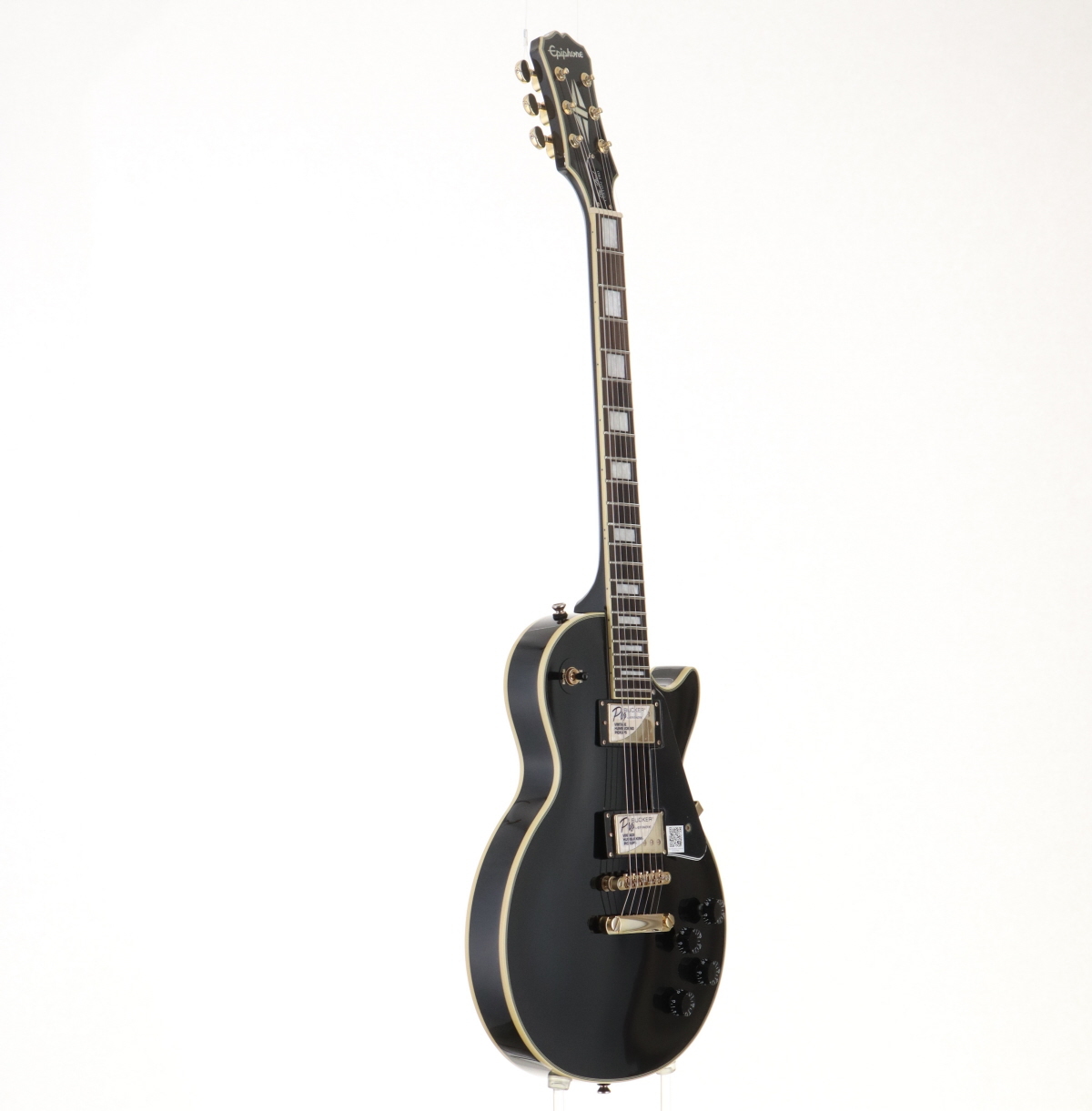 Epiphone Les Paul Custom Pro Ebony ［4.00kg/2017年製］エピフォン