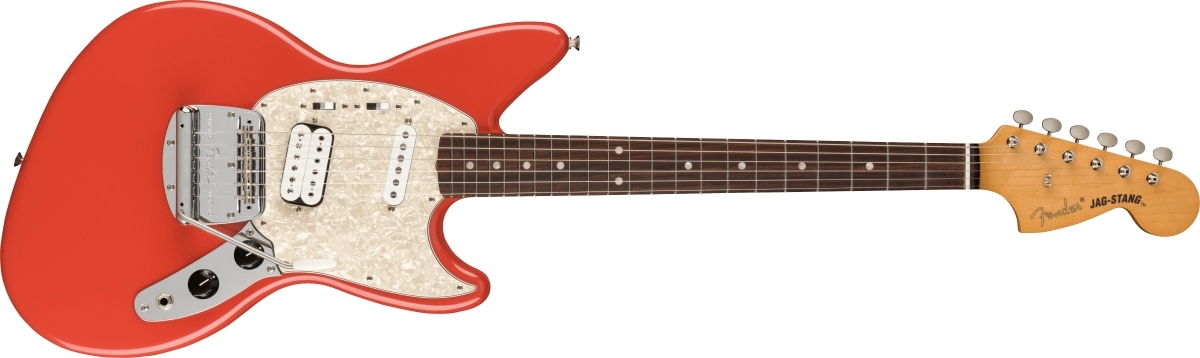 Fender Kurt Cobain Jag-Stang Rosewood Fingerboard Fiesta Red