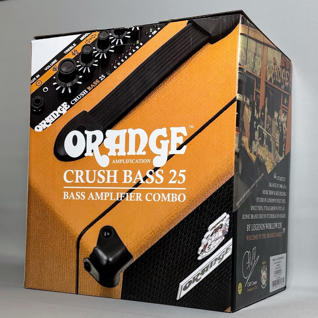 【極美品】 箱付き ORANGE ベースアンプ CRUSH 25BX 25W Amazon | Orange Crush Bass 25ワットベースギターアンプコンボ