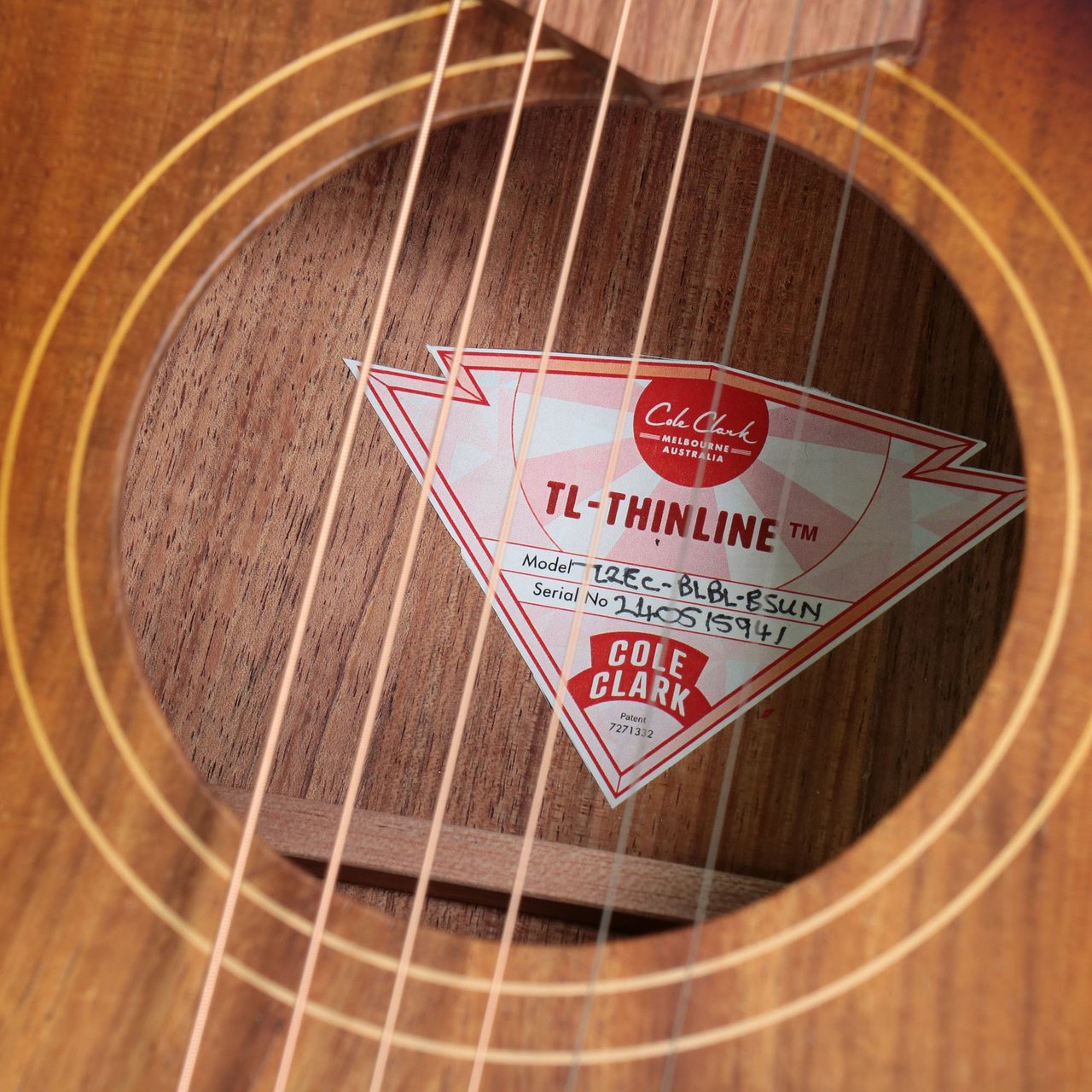 Cole Clark TL Thinline CCTL2EC-BLBL-BSUN All Australian