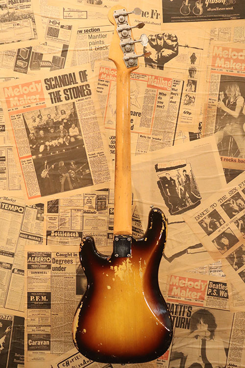 ヴィンテージ　プレッチェルベース Fender純正のヴィンテージタイプブリッジ｜octopus