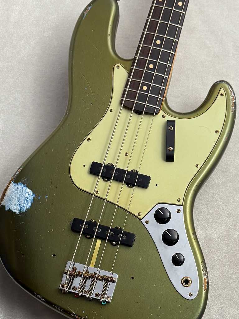 Fender Custom Shop Master Built 1962 JAZZ BASS Heavy Relic -Aged