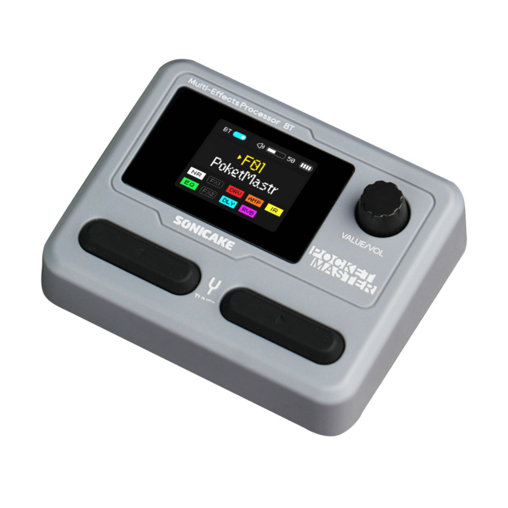 SONICAKE POCKET MASTER マルチエフェクター【美品】 Sonicake（ソニケーキ）「Pocket Master」にカラバリが追加！