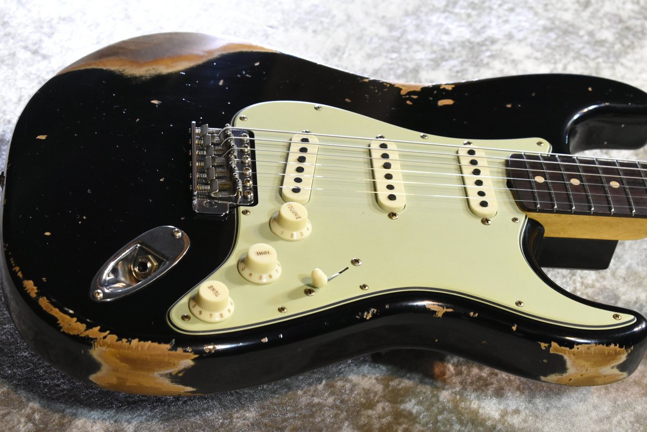 Fender Custom Shop NAMM LTD 1962 Stratocaster Heavy Relic Black 