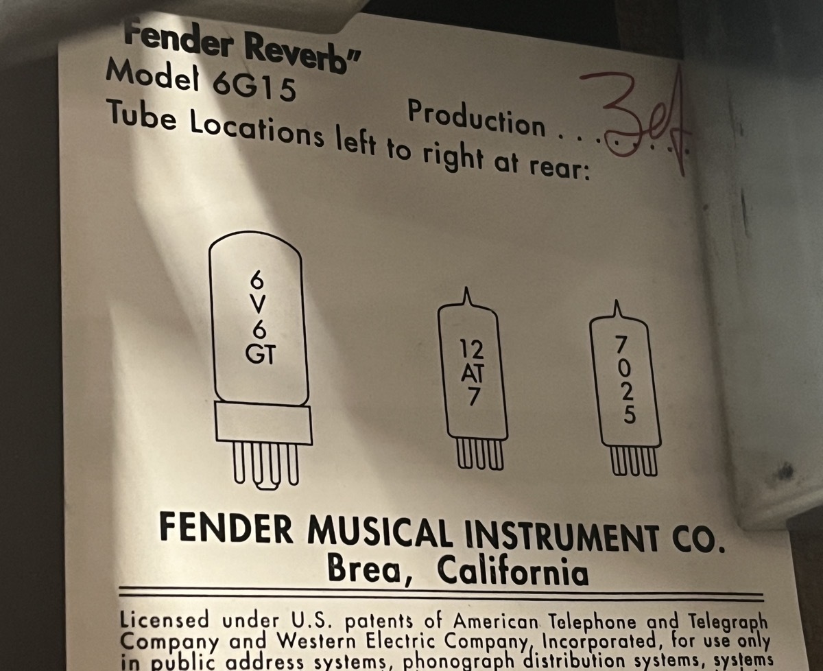 Fender 【USED】63 Reverb Unit 6G15 MOD Brown Tolex [スプリング
