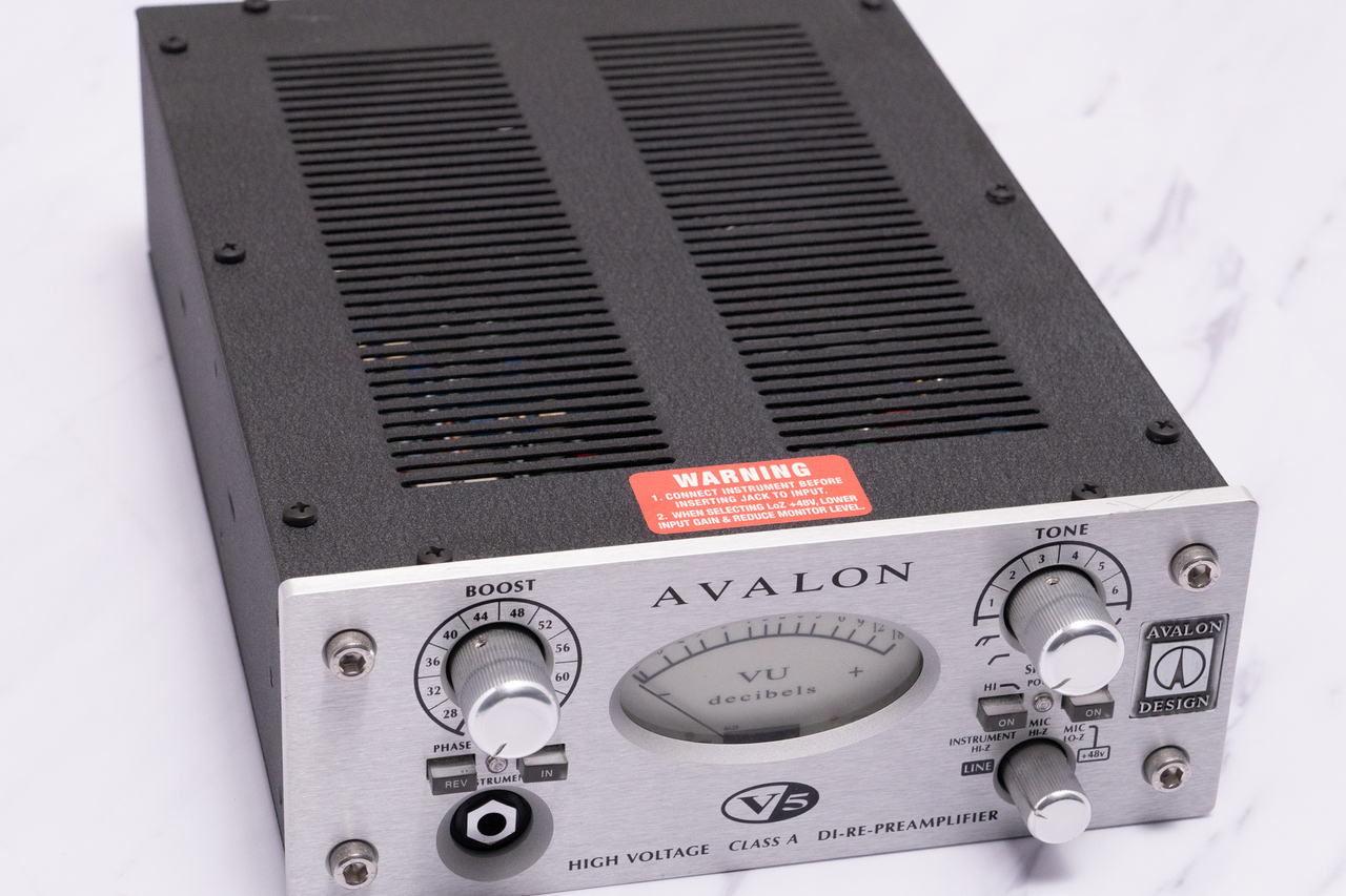 AVALON DESIGN V5 HIGH VOLTAGE DI-RE-PREAMPLIFIER Silver【GIB