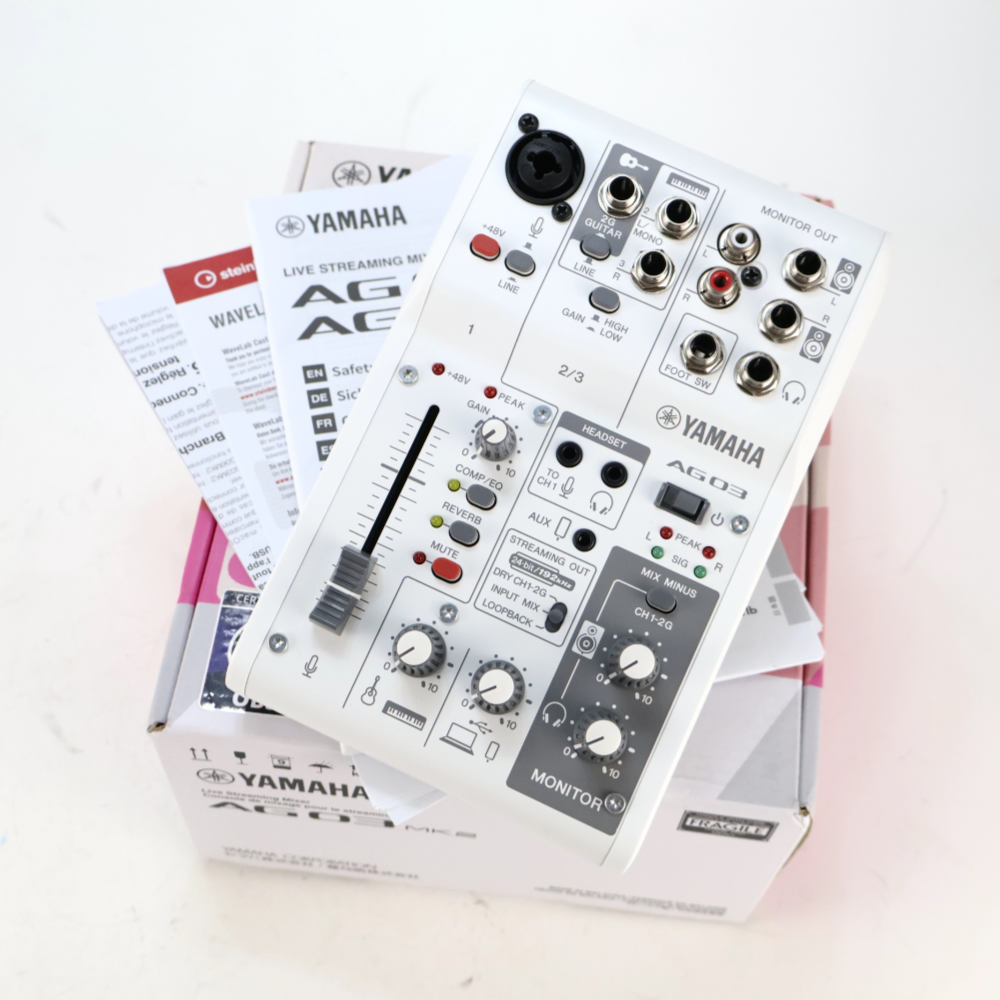 新品未使用【新製品】YAMAHA AG03 MK2【ホワイト】 【公式通販】